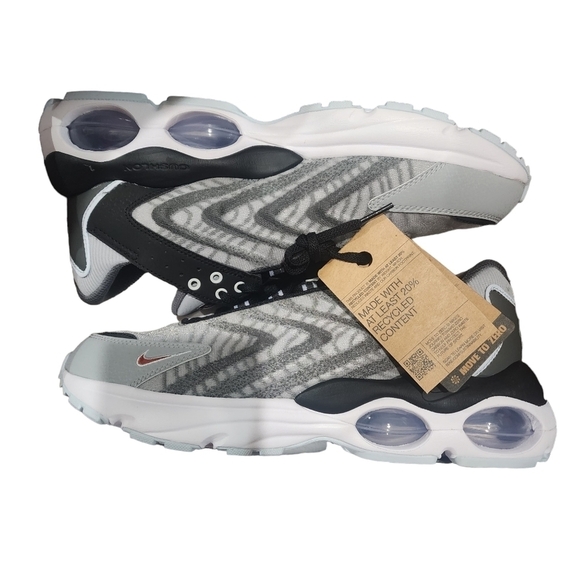NIKE Men's Air Max TW Casual Sneakers gray black white - Picture 1 of 5